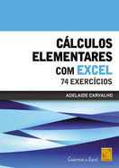 imagem do livro Cálculos Elementares Com Excel - 74 Exercícios