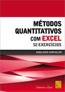 imagem do livro Métodos Quantitativos Com Excel - 52 Exercícios (Ebook) - 52 Exercícios